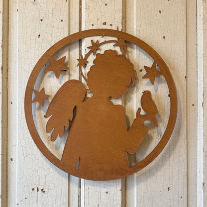 Round Eye on the Sparrow Hanging Decor 16"