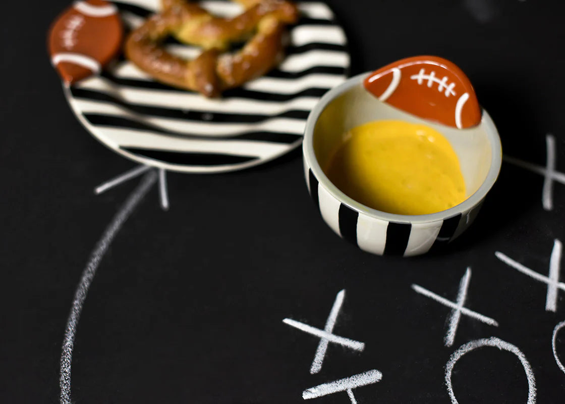 Football Embellishment Bowl - Happy Everything