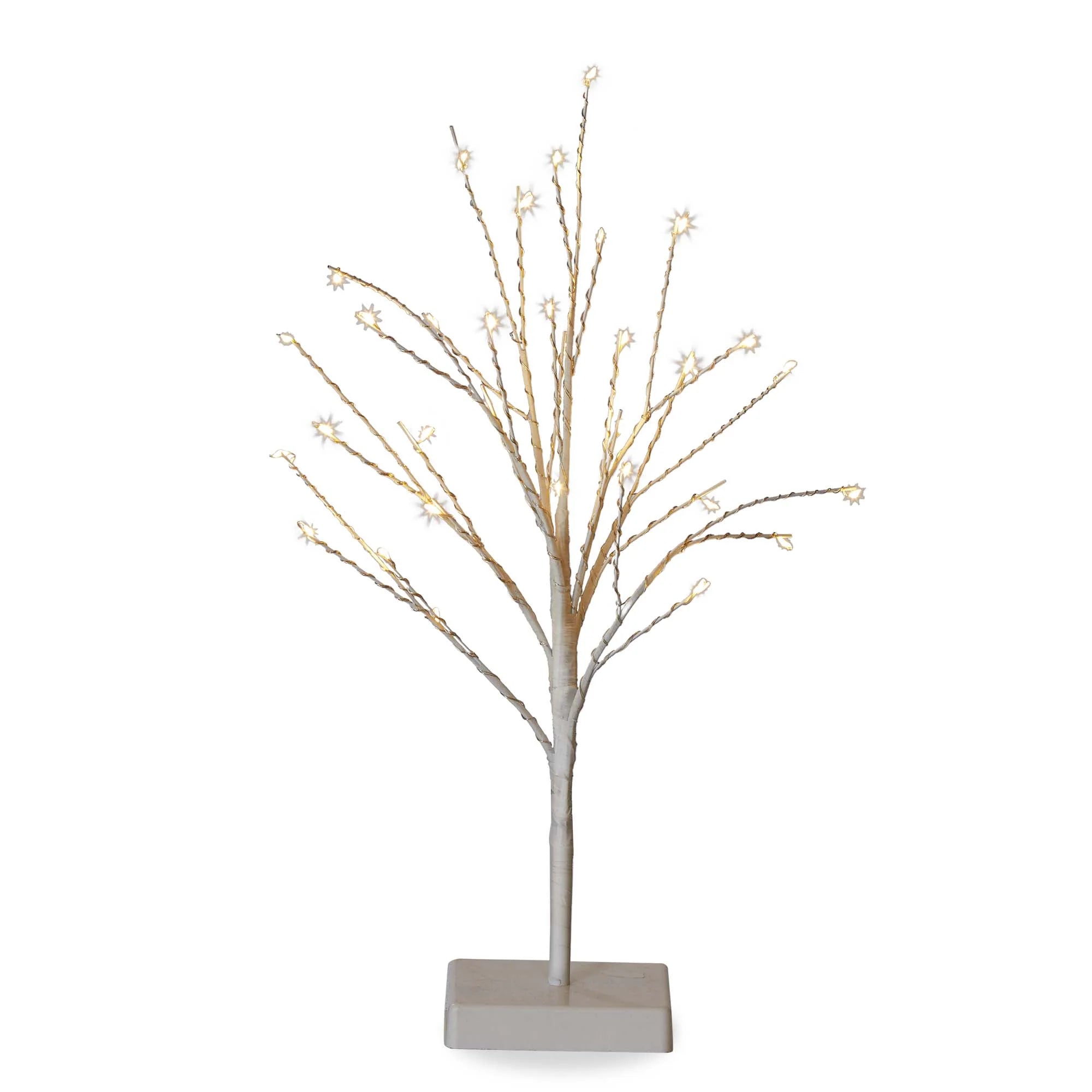 White Glint LED Tree (2 sizes)