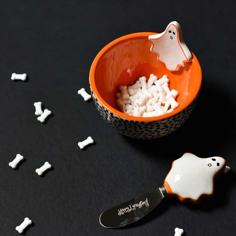 Ghost Embellishment Bowl - Happy Everything