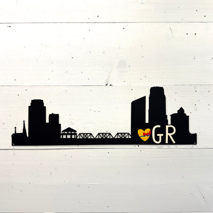 Grand Rapids City Skyline 27"