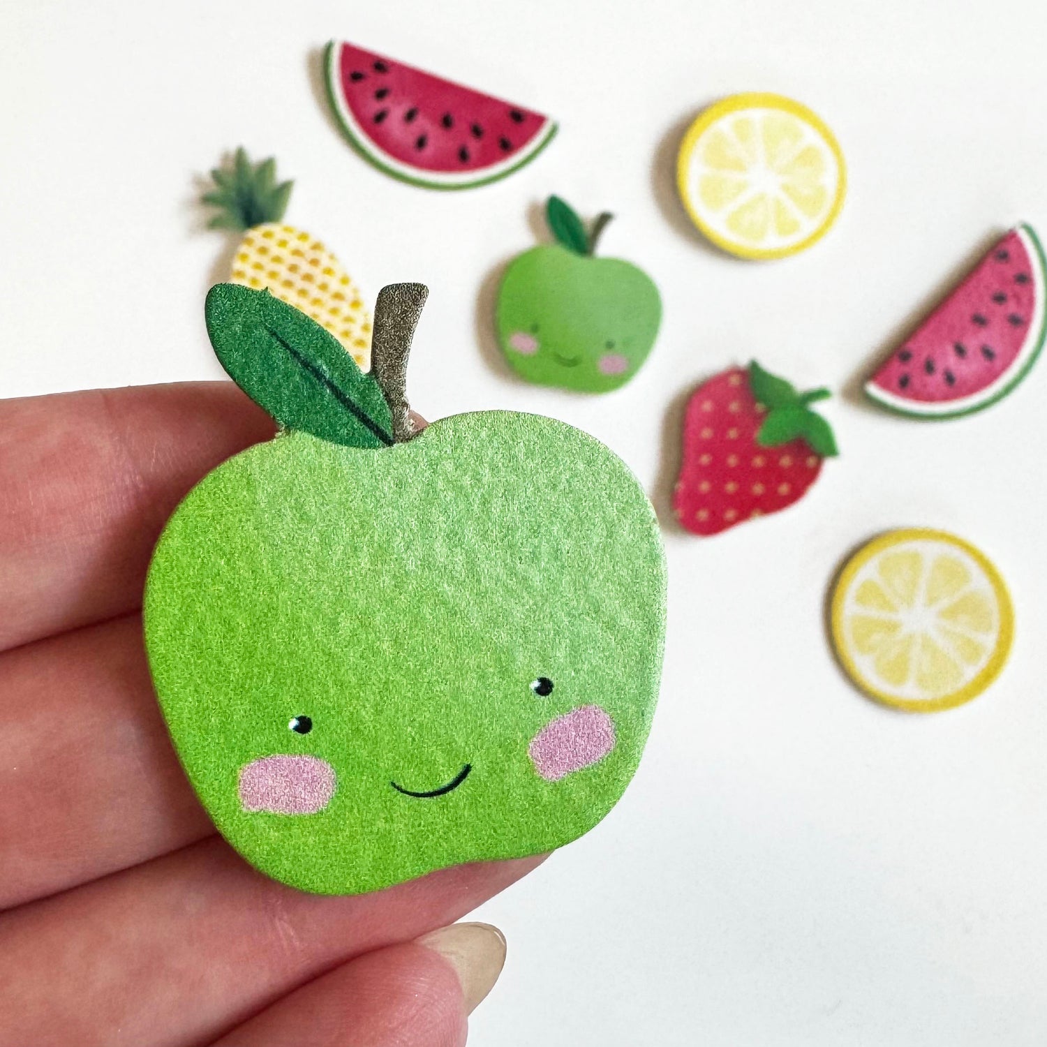 Green Apple Magnet