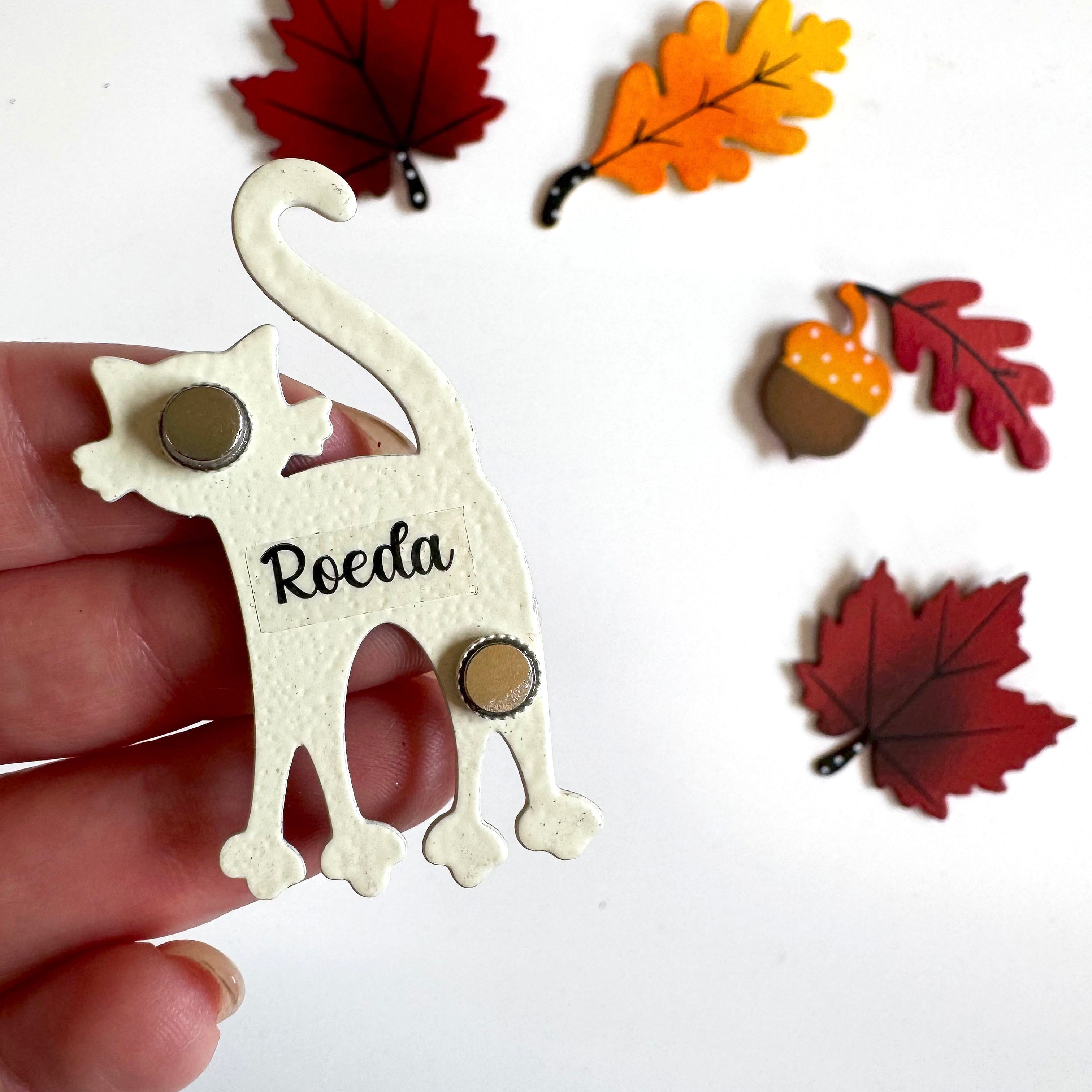 Halloween-Katzenmagnet