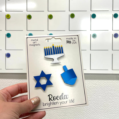 Hanukkah Magnets, Set of 3