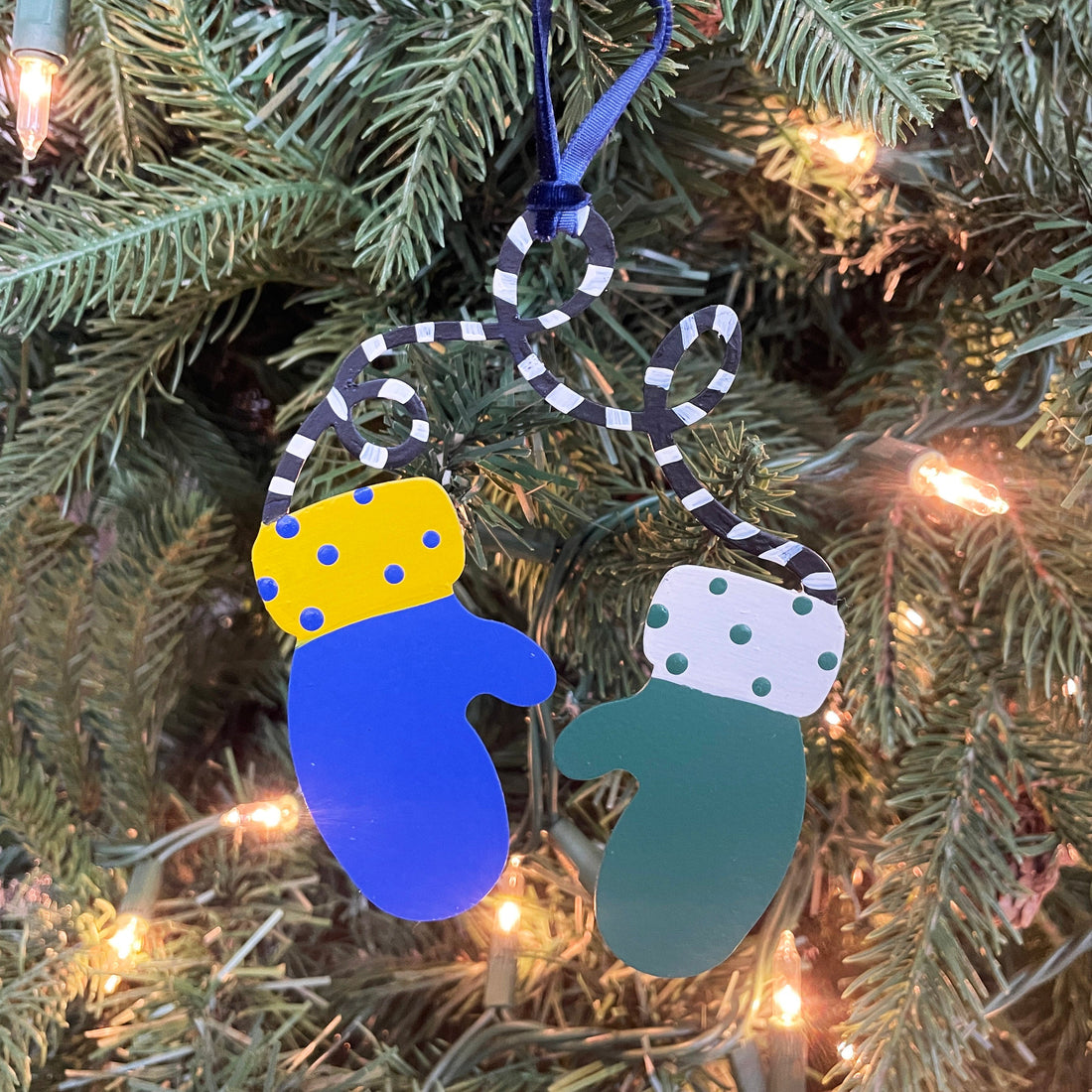 House Divided Mitten Ornament