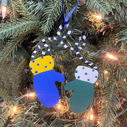 House Divided Mitten Ornament