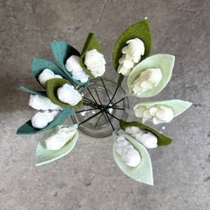 Felt Lily of the Valley
