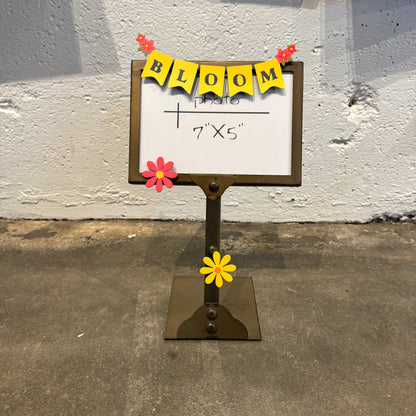 Metal Picture Frame on Stand