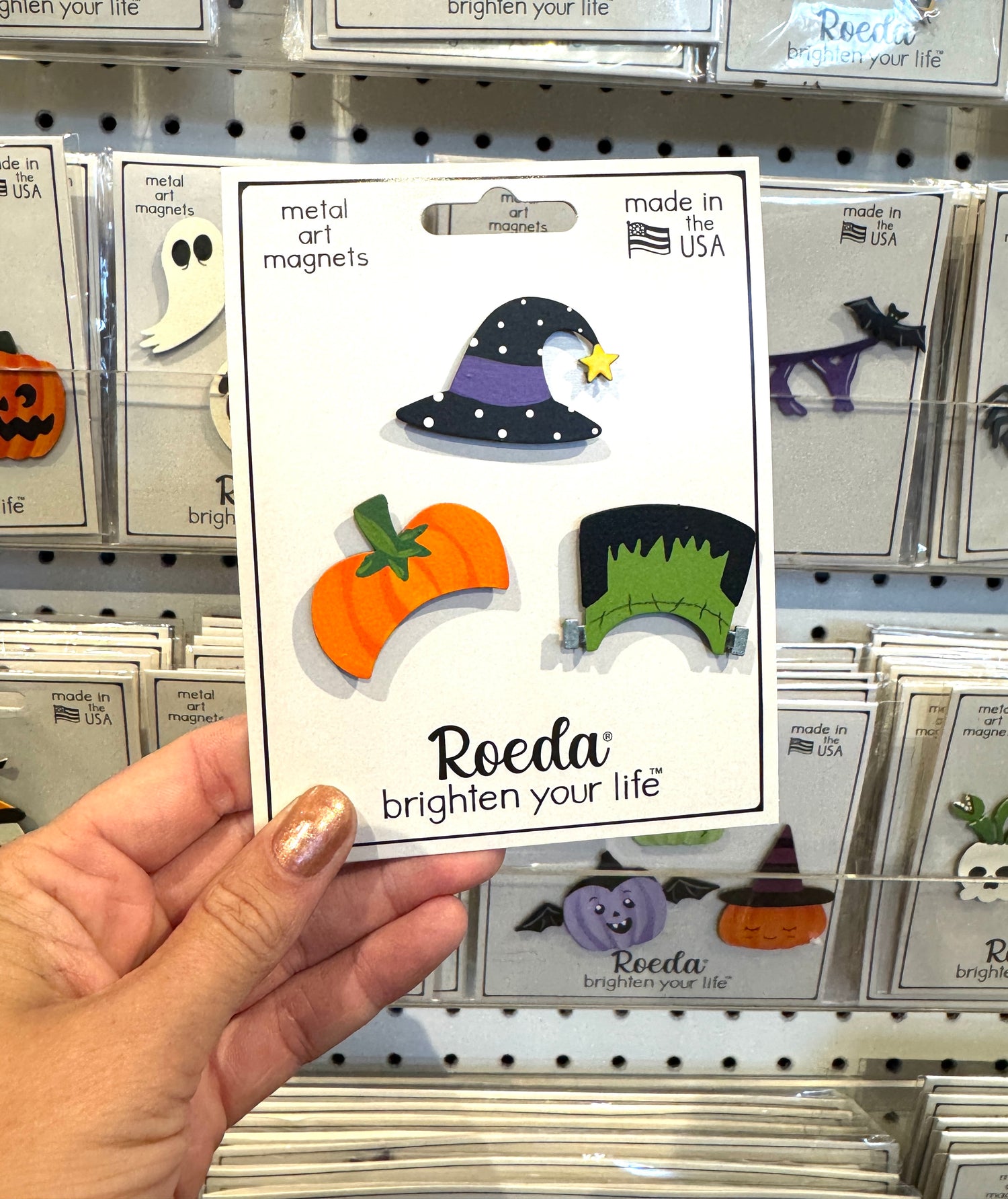 Halloween Hat Magnets S/3