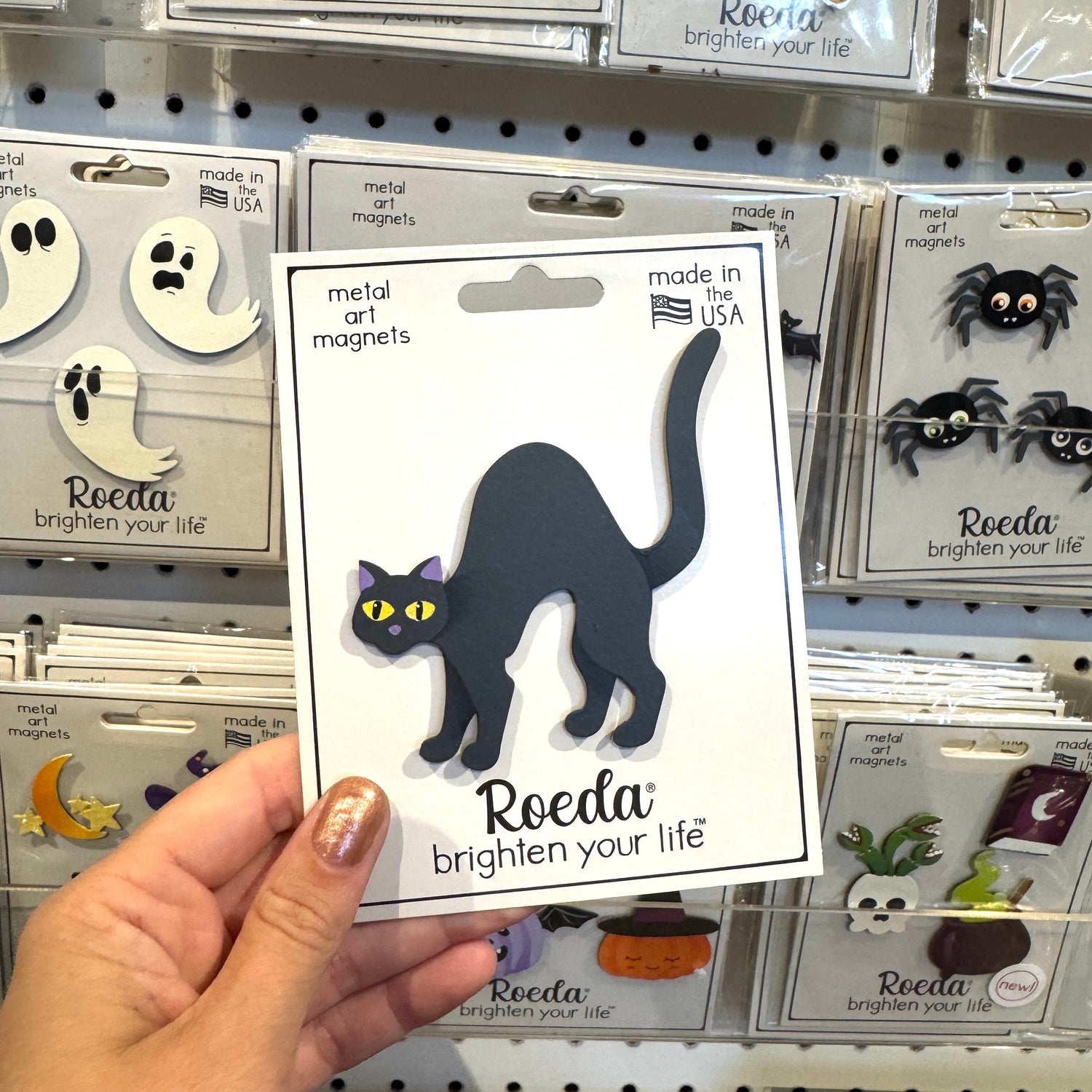 Spooky Cat Magnet