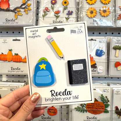 School Supply Magnets S/3