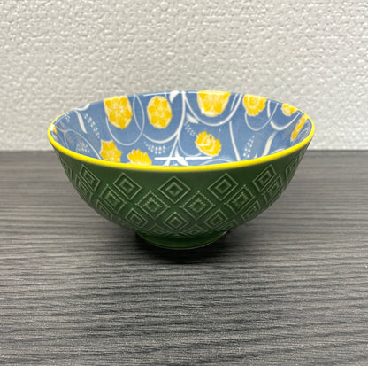 Patterned Bowl, Porcelain (choose your color)