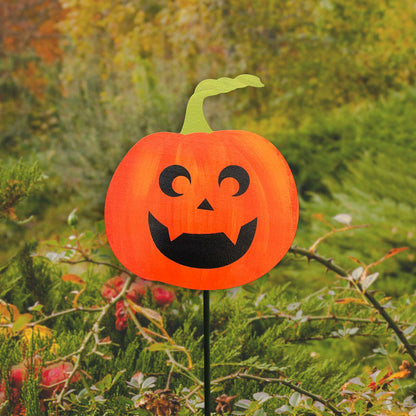 Jack-O-Lantern Art Pop &amp; Magnetic Garden Stake