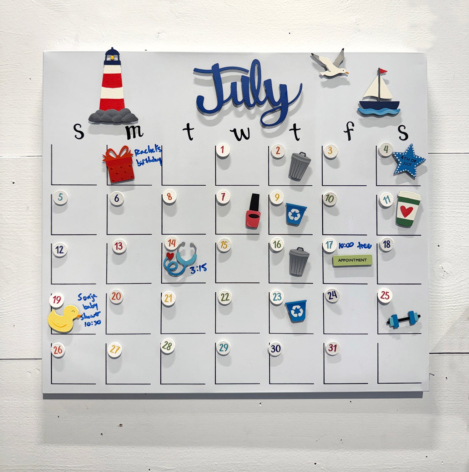 Lighthouse Magnets S/3