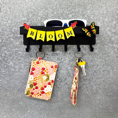 Magnetic Key Hooks, Black
