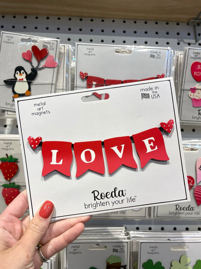 Love Banner Magnet (6"w)