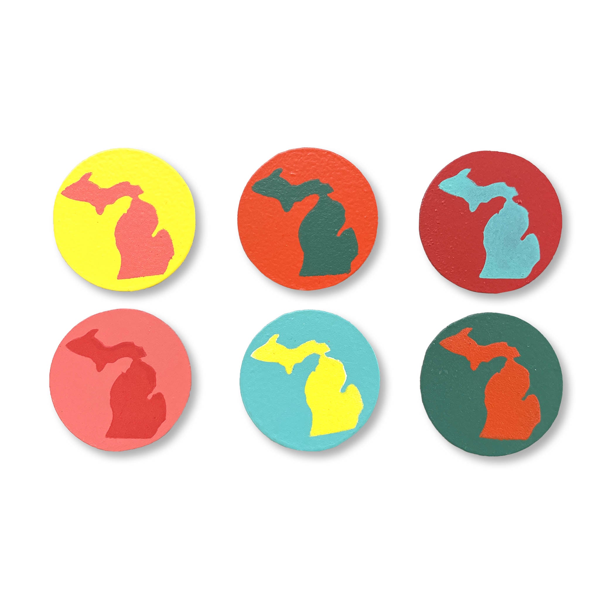 Michigan Regenbogenmagnete S/6