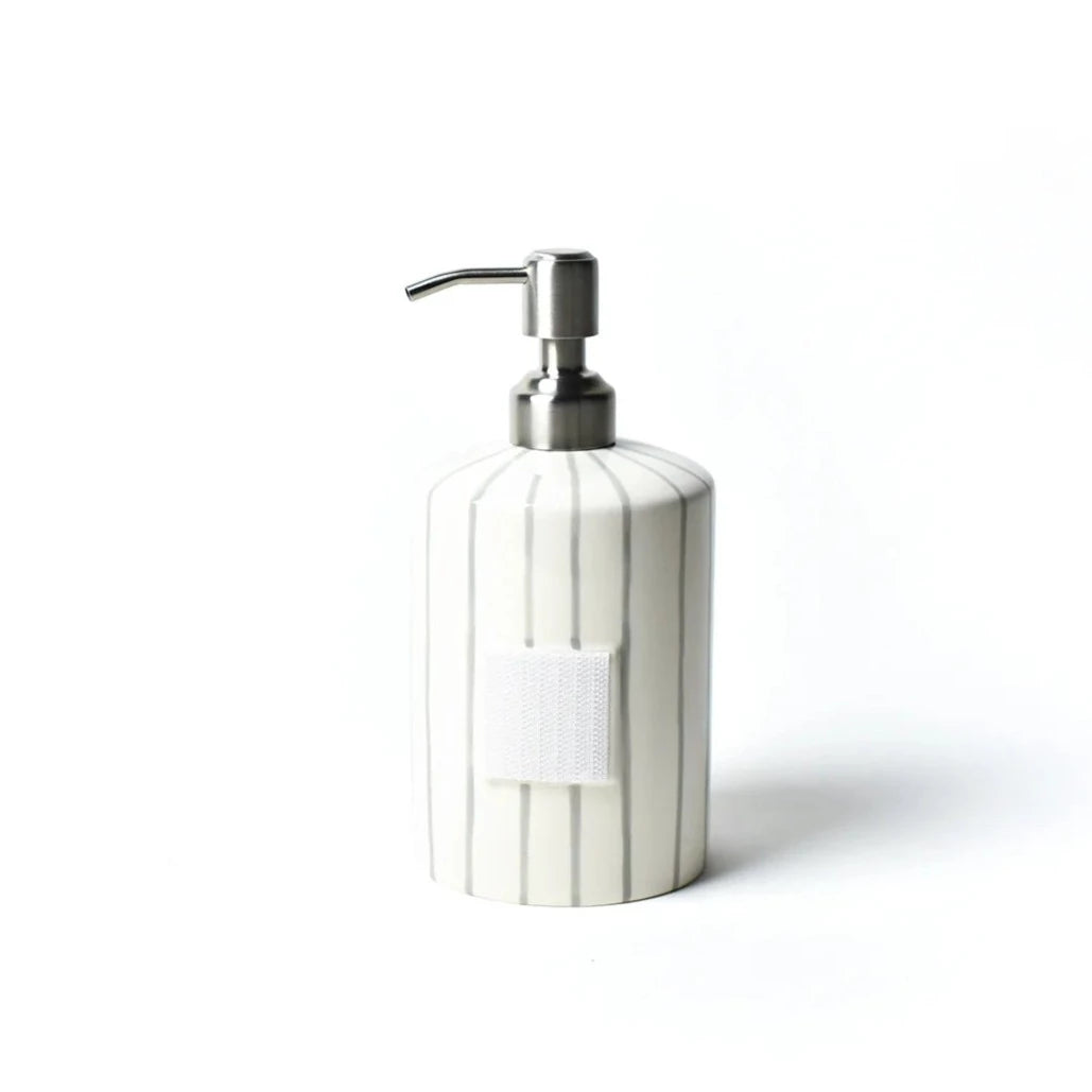Stone Skinny Stripe Mini Cylinder Soap Pump