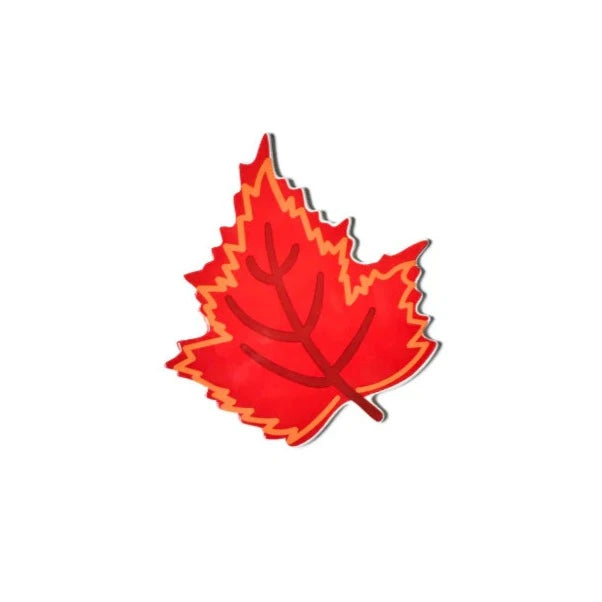 Red Fall Leaf Mini Happy Everything Attachment