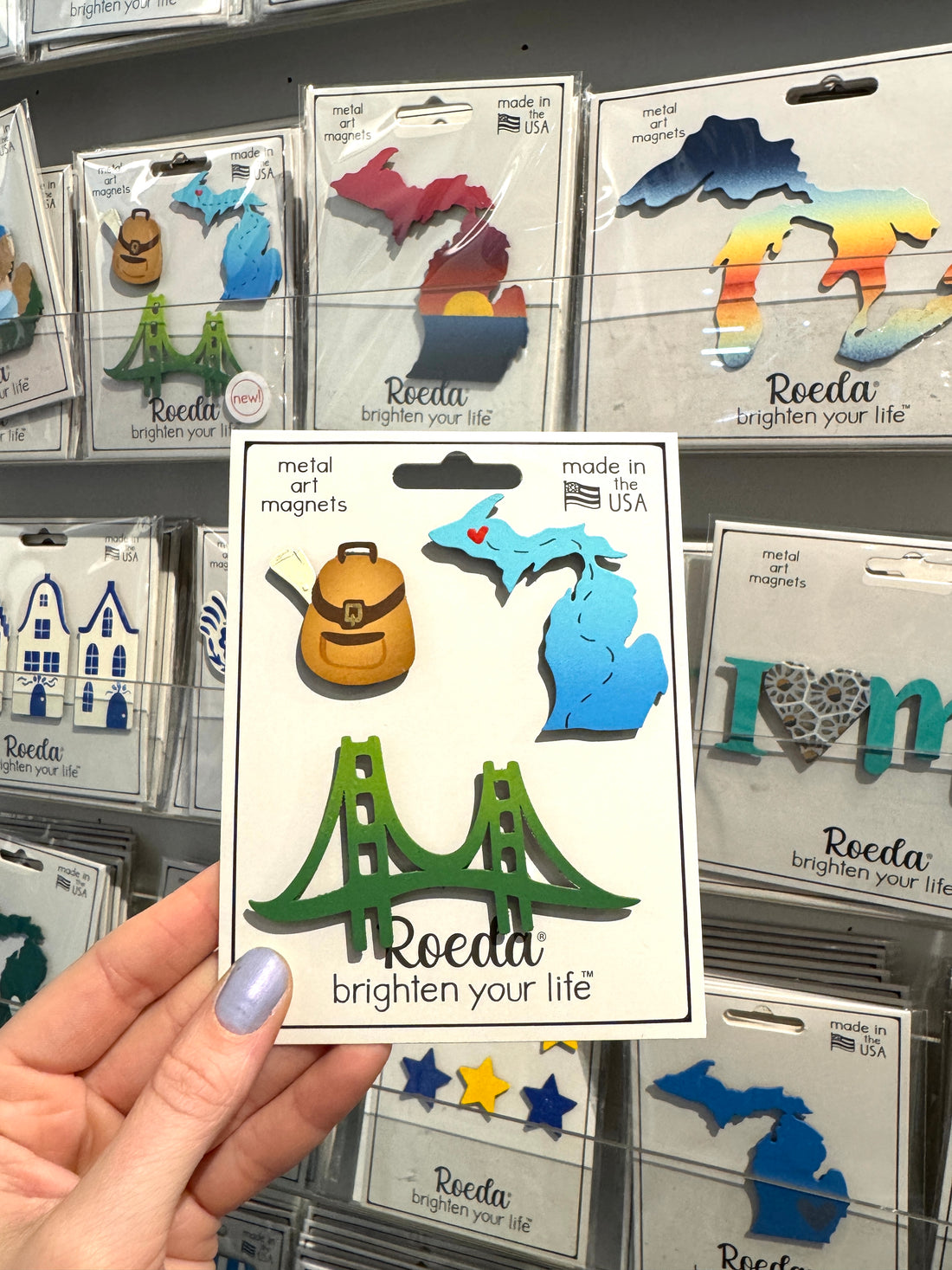 Michigan Road-trip Magnets S/3