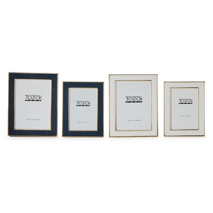 Astor Photo Frame - White or Blue (2 sizes)