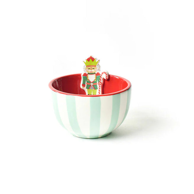 Mr. Nutcracker Embellishment Bowl - Happy Everything
