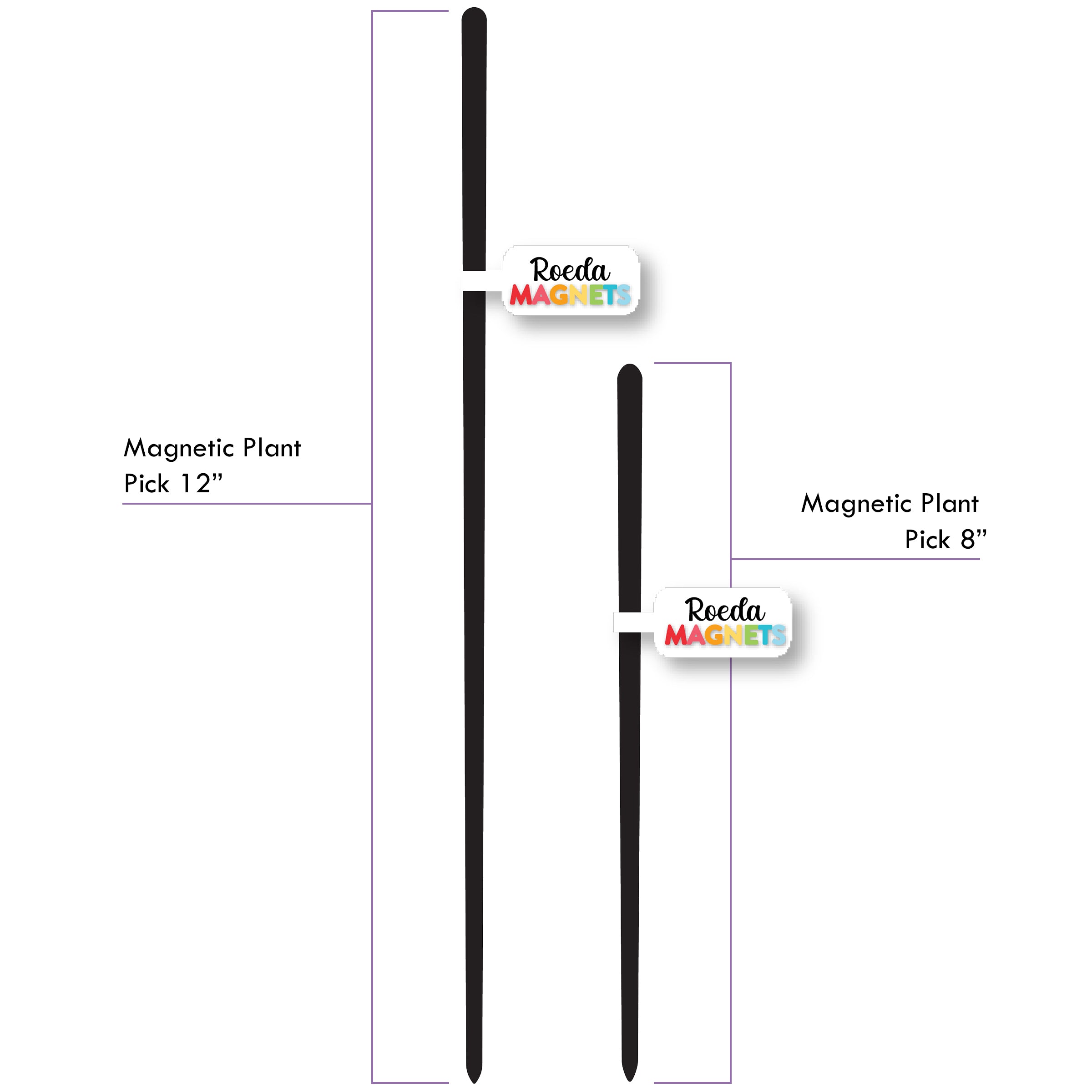 Magnetic Plant Pick, 12"h