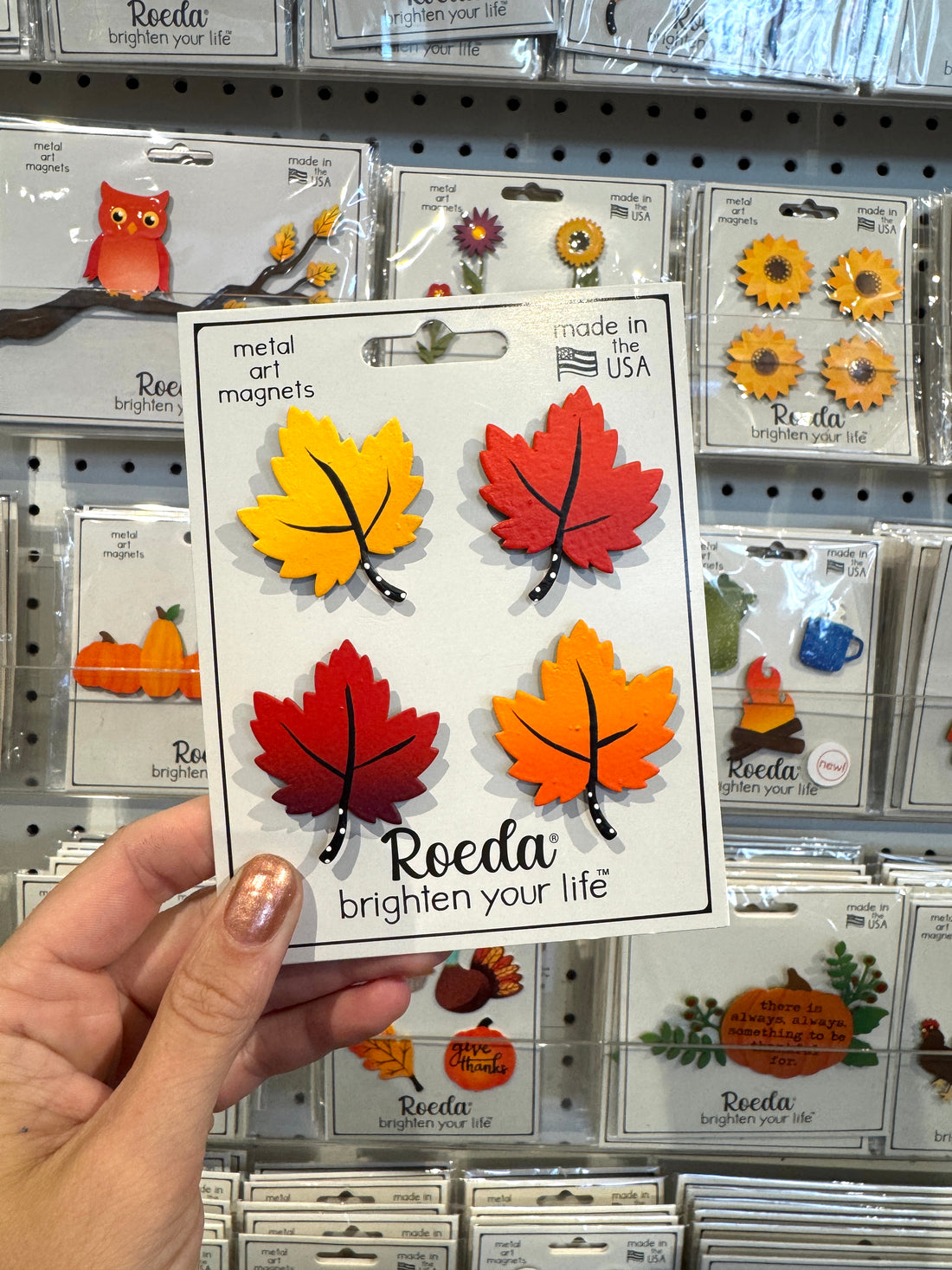 Maple Leaf Magnets S/4