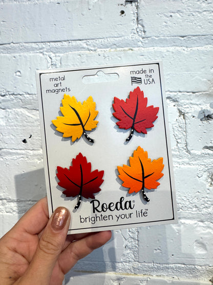 Maple Leaf Magnets S/4