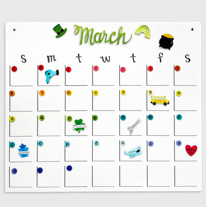 School Days Calendar Magnets S/4