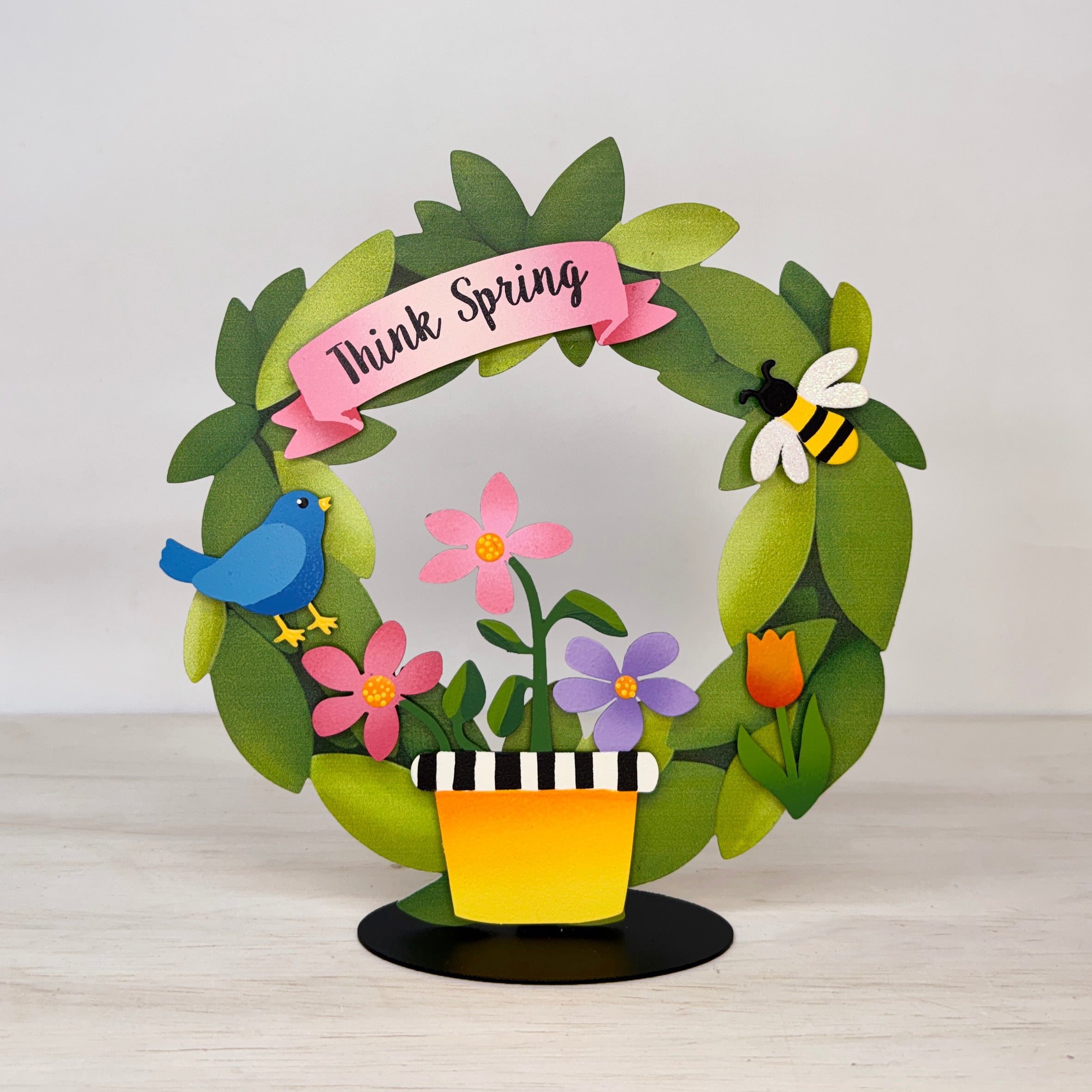 Think Spring Banner Magnets S/3