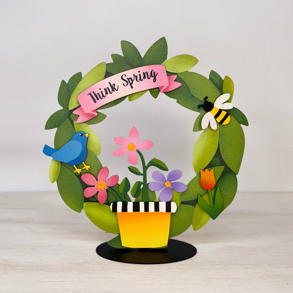 "Think Spring" Banner Magnets S/3