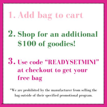 Ready, Set, Mini Travel Bag
