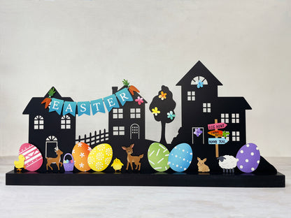 Easter Egg Mini Art Pop Magnets, S/3 (Warm)