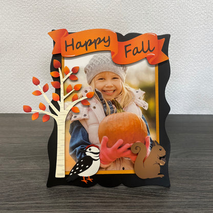 &quot;Happy Fall&quot; Banner Magnet (6.5&quot;w)