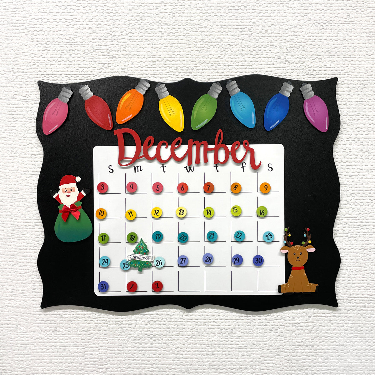 Überraschungs-Weihnachtsmann-Magnet 