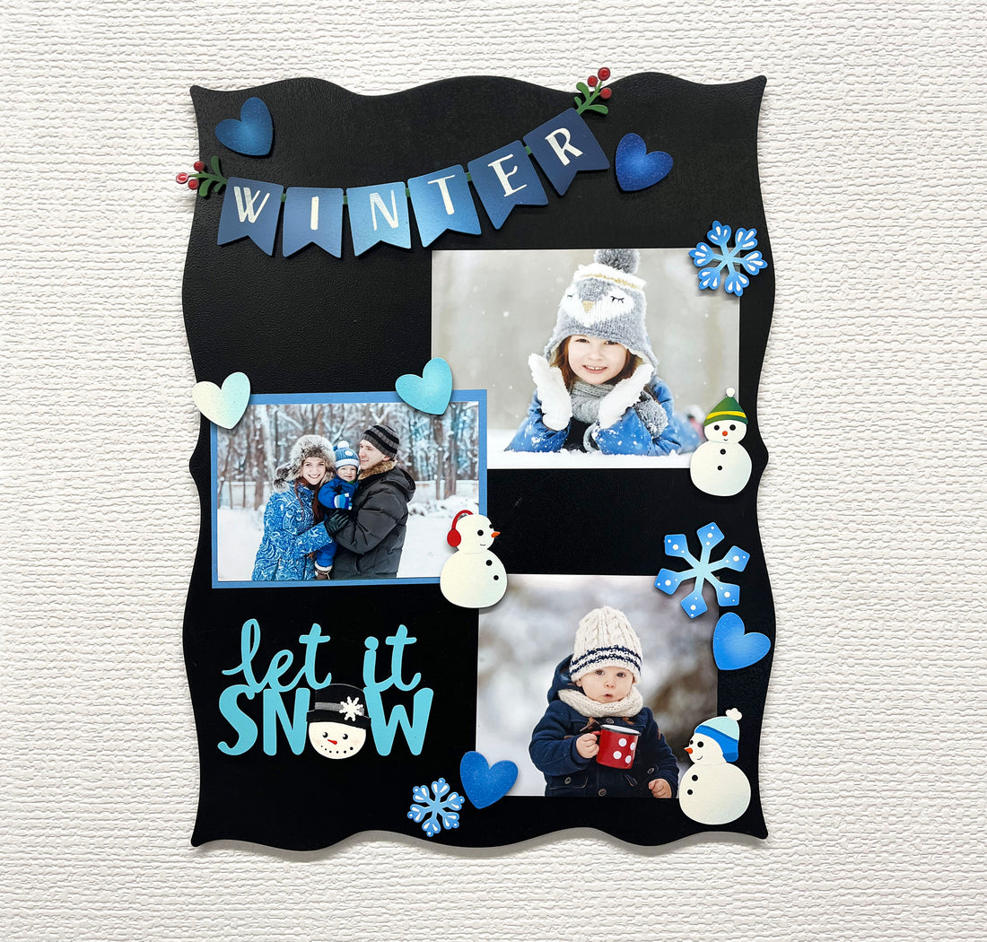 Schneeflockenmagnete S/3