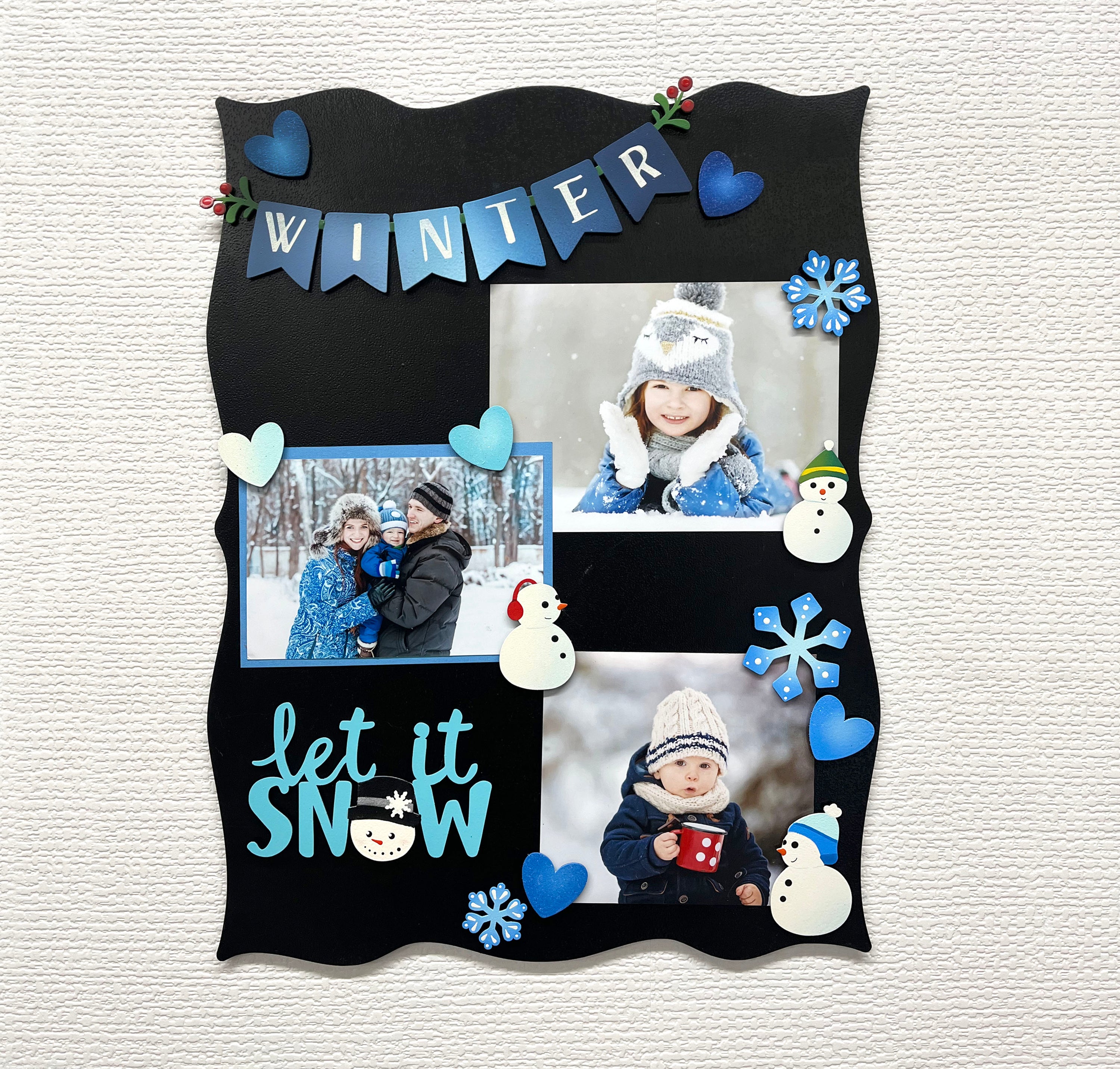 Snowflake Magnets S/3