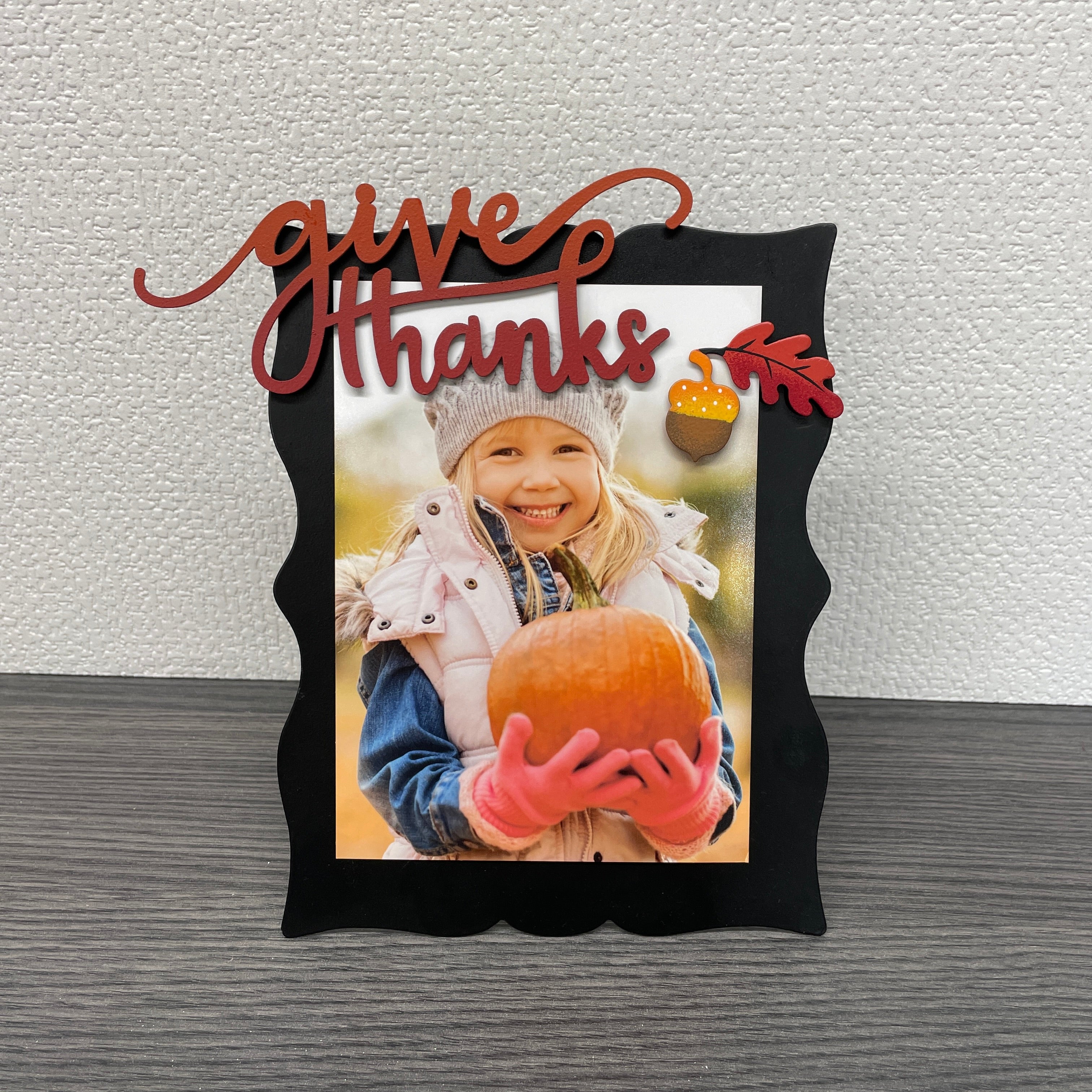„Give Thank“ Magnet Rot/Orange