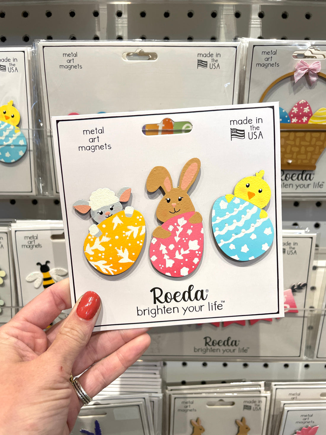 Peek-a-Boo Animal Magnets S/3