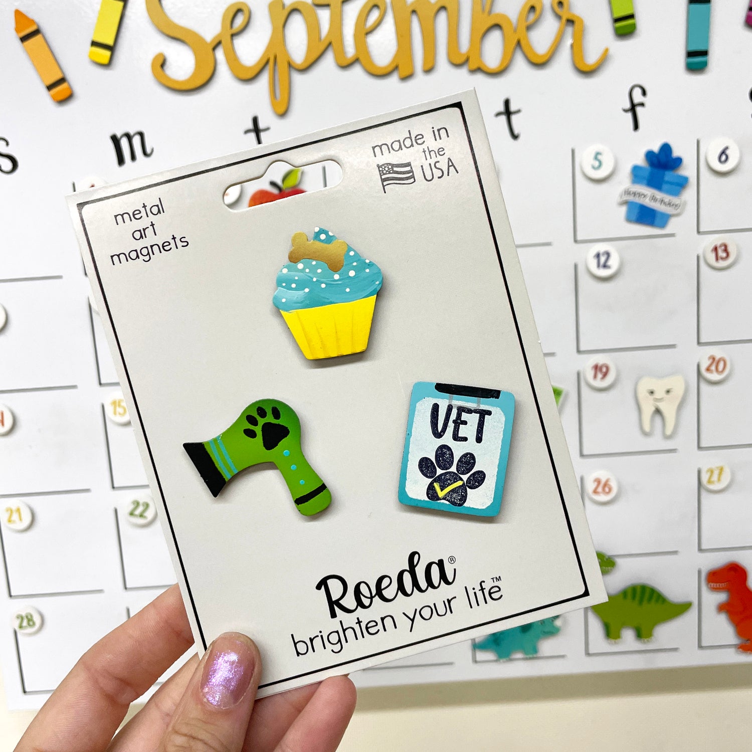 Pet Calendar Magnets S/3