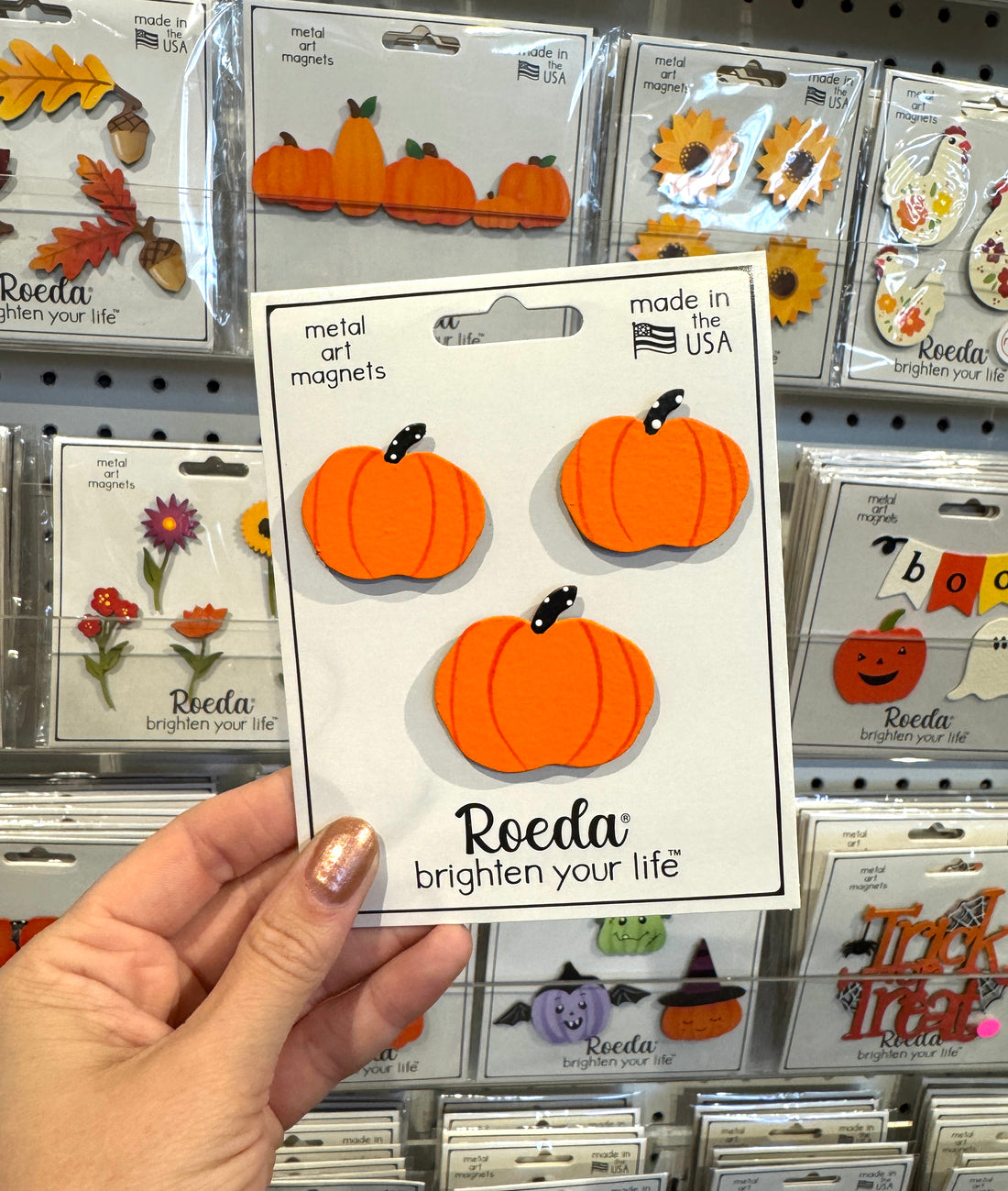 Pumpkin Magnets S/3