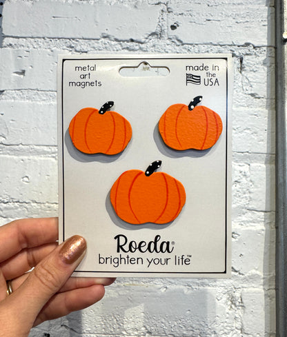 Pumpkin Magnets S/3