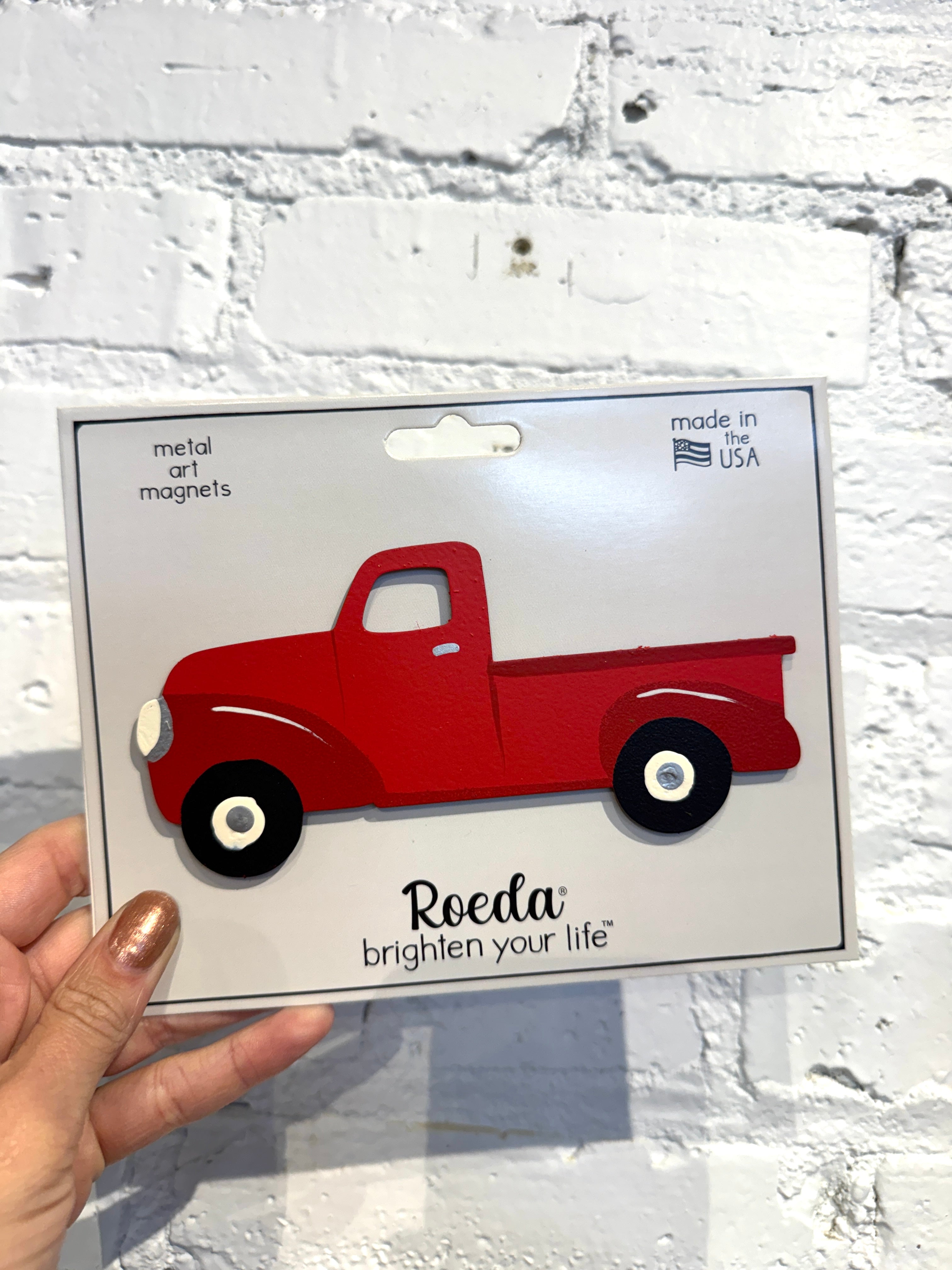 Truck Magnet, Red