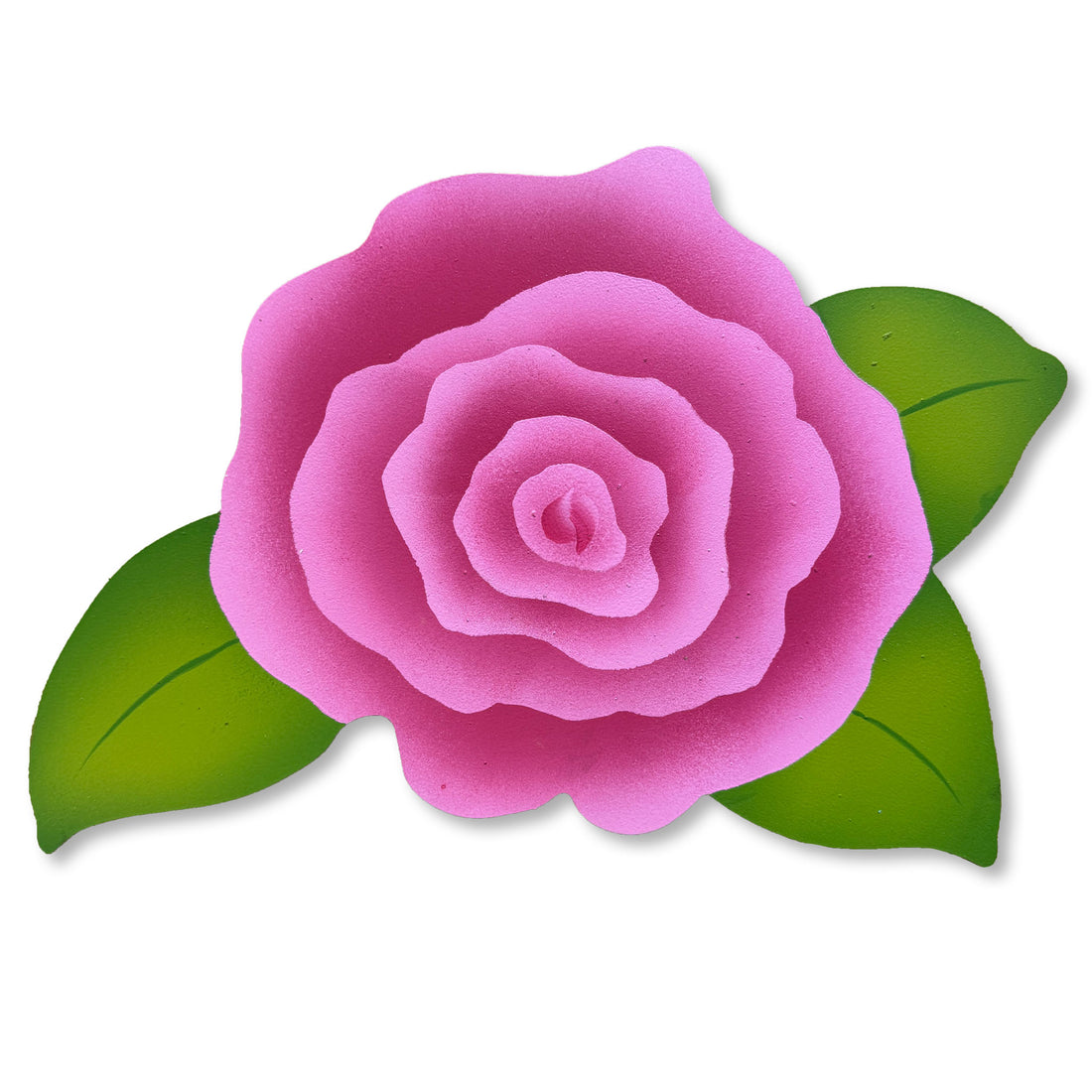 Rose Wall Art - Hot Pink
