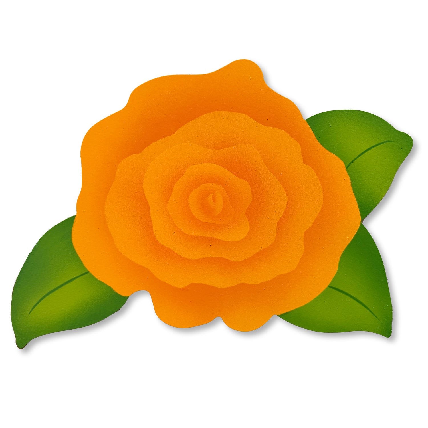 Rose Wall Art - Orange