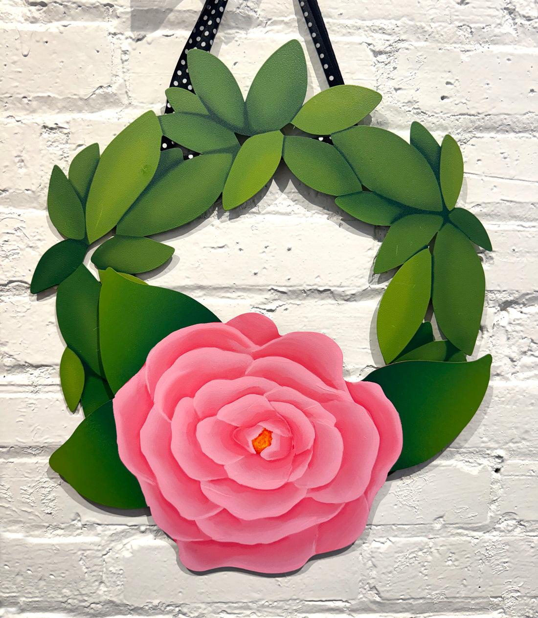 Rose Wall Art - Hot Pink