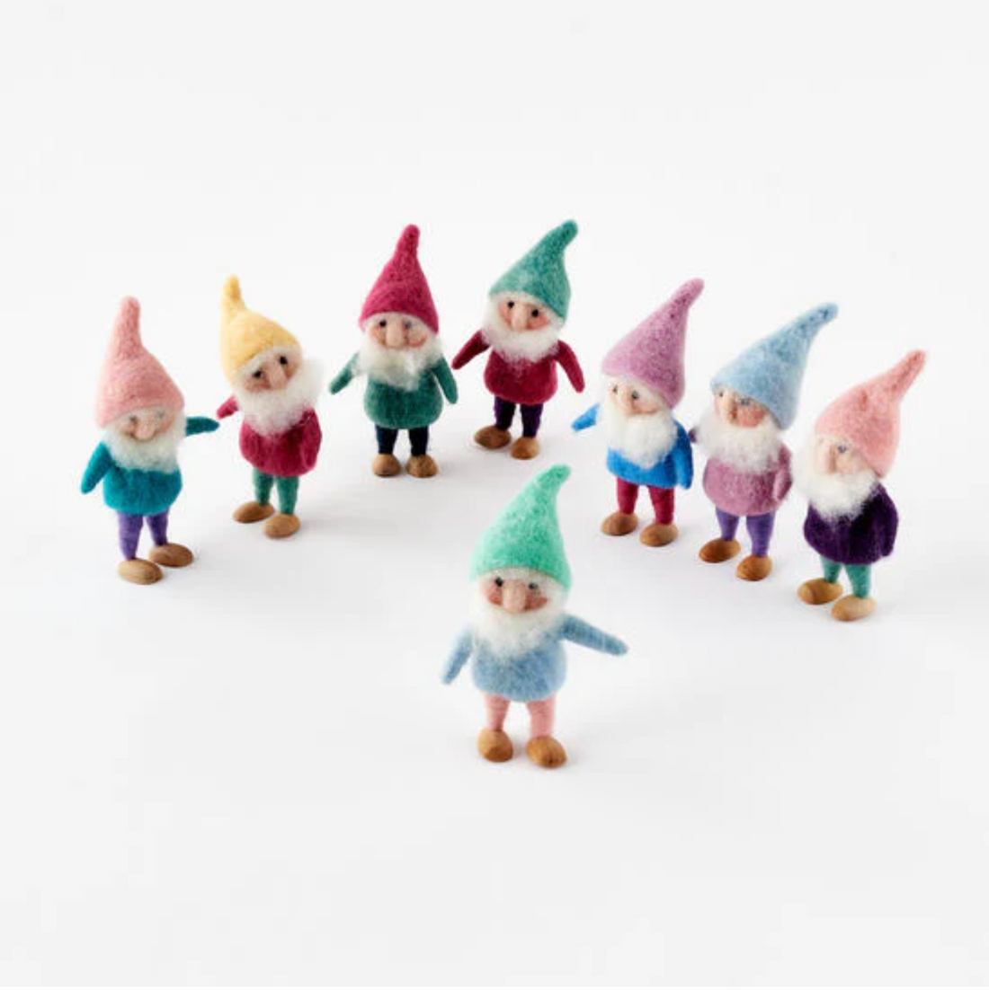 Gnome Figure, Wool (multiple colors)