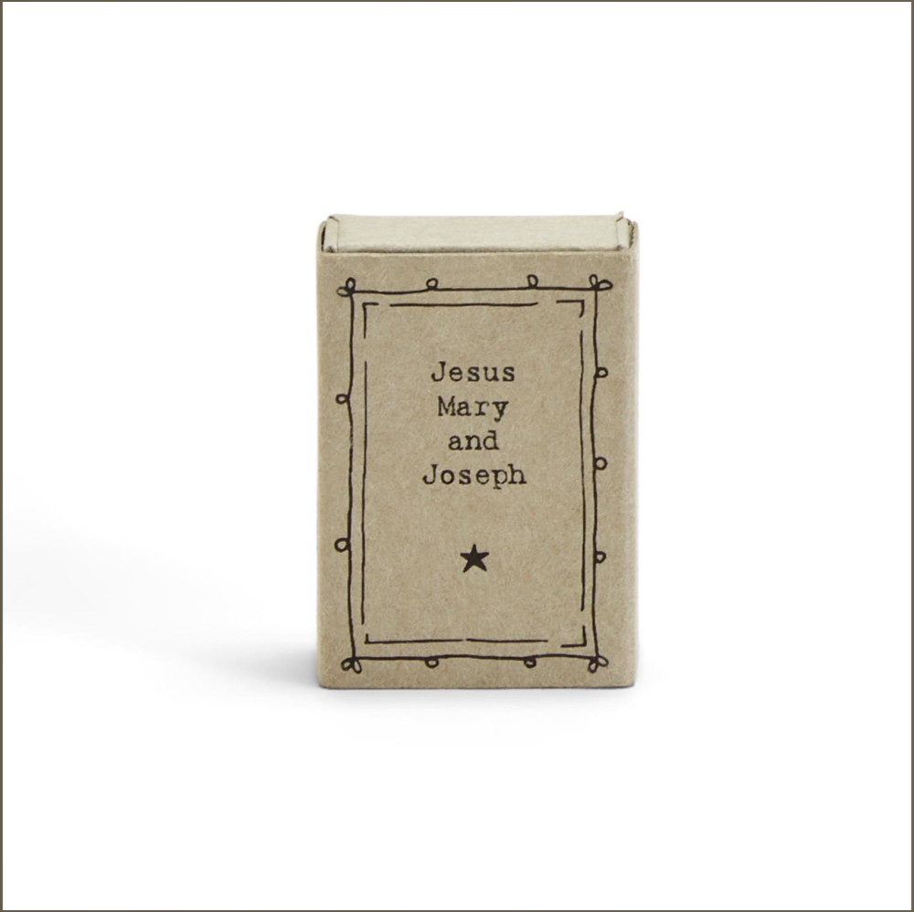 3 Pc. Nativity Matchbox