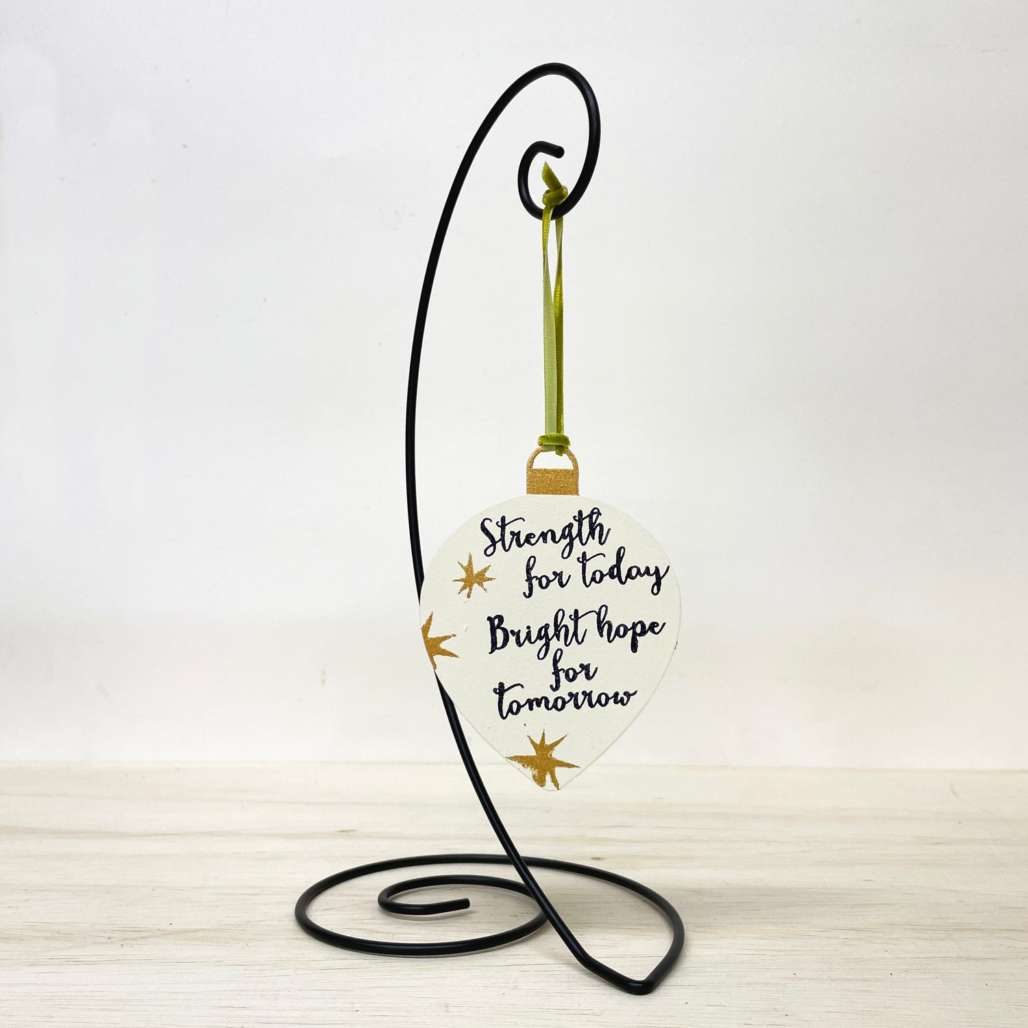 "Strength For Today, Hope For Tomorrow" Ornament